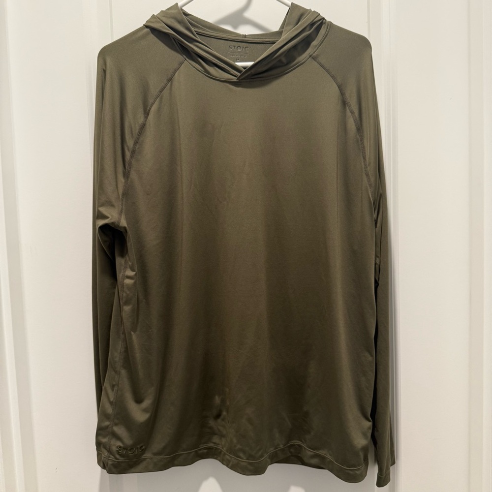 Stoic Men's Long Sleeve Tee - Olive in medium